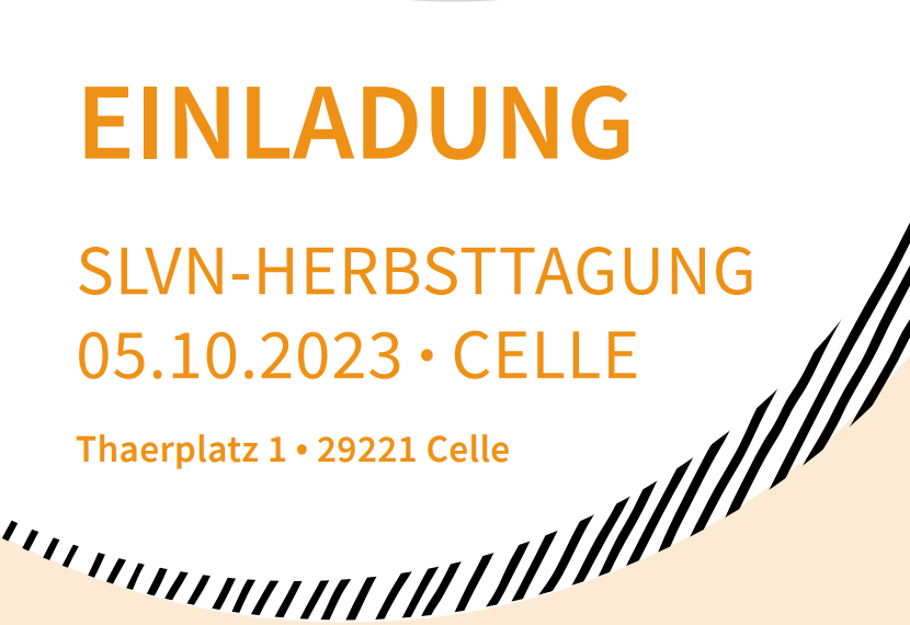 Einladung zur SLVN-Herbsttagung