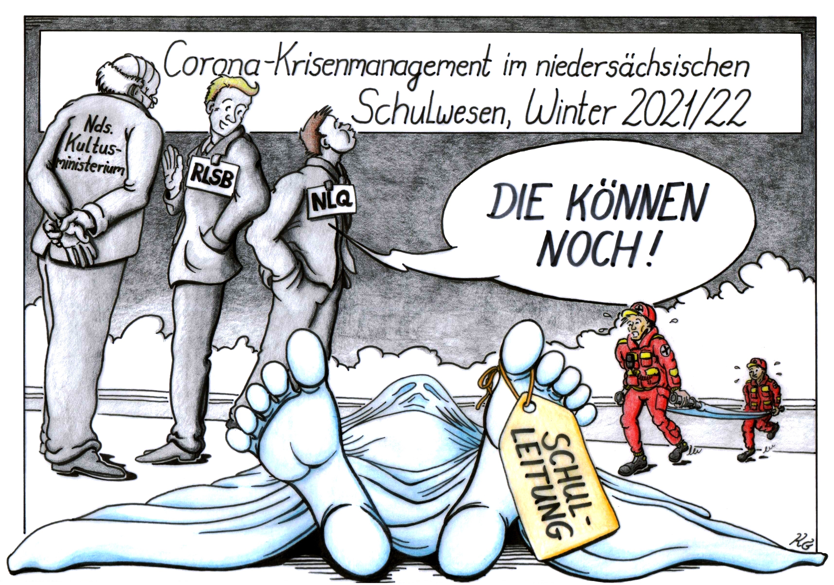 Corona-Krisenmanagement im niedersächsischen Schulwesen, Winter 2021/22